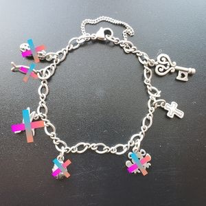 James Avery Charm bracelet with 2 charms